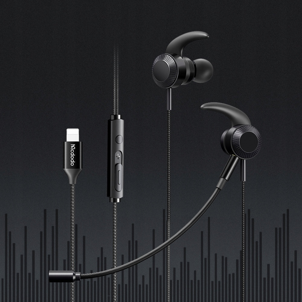 MCDODO WIRED EARBUDS WITH MICROPHONE FOR LIGHTNING IPHONE 13 14 Brand McDodo