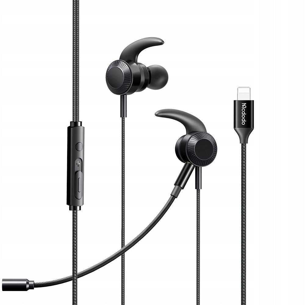 MCDODO WIRED EARBUDS WITH MICROPHONE FOR LIGHTNING IPHONE 13 14 Packaging status original