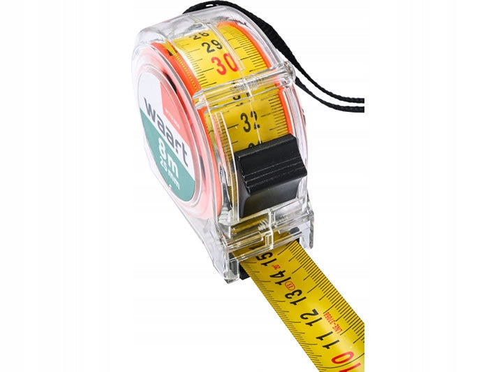MEASUREMENT TAPE ROLLED STEEL METAL DOUBLE-SIDED TAPE 8m x 25mm Brand no brand