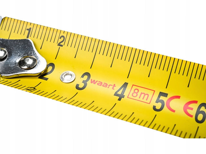 MEASUREMENT TAPE ROLLED STEEL METAL DOUBLE-SIDED TAPE 8m x 25mm Kind measuring tape
