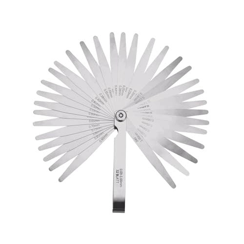 MEASURING VALVE THICKNESS PRECISION 32 BLADES 0 03 1 MM TOOL STEEL Brand no brand