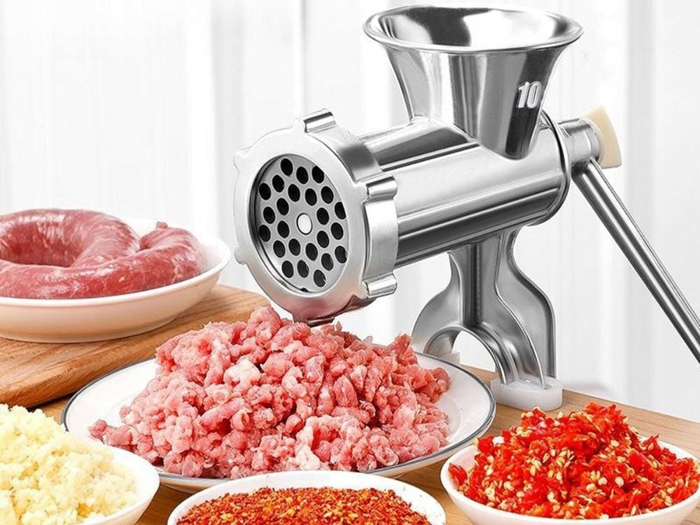MEAT GRINDER MANUAL STUFFER WITH SAUSAGE TIP MANUAL Manufacturer code 07311