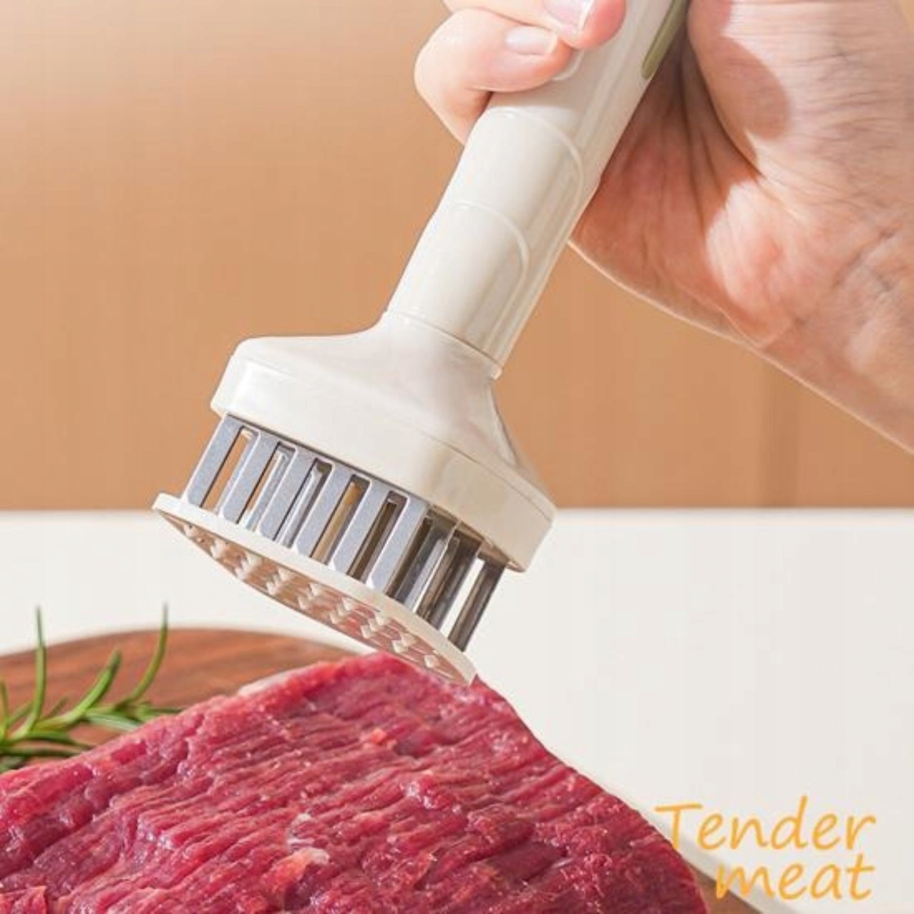 MEAT SOFTENER PROFESSIONAL STAINLESS STEEL NEEDLE TENDERIZER Packaging status original