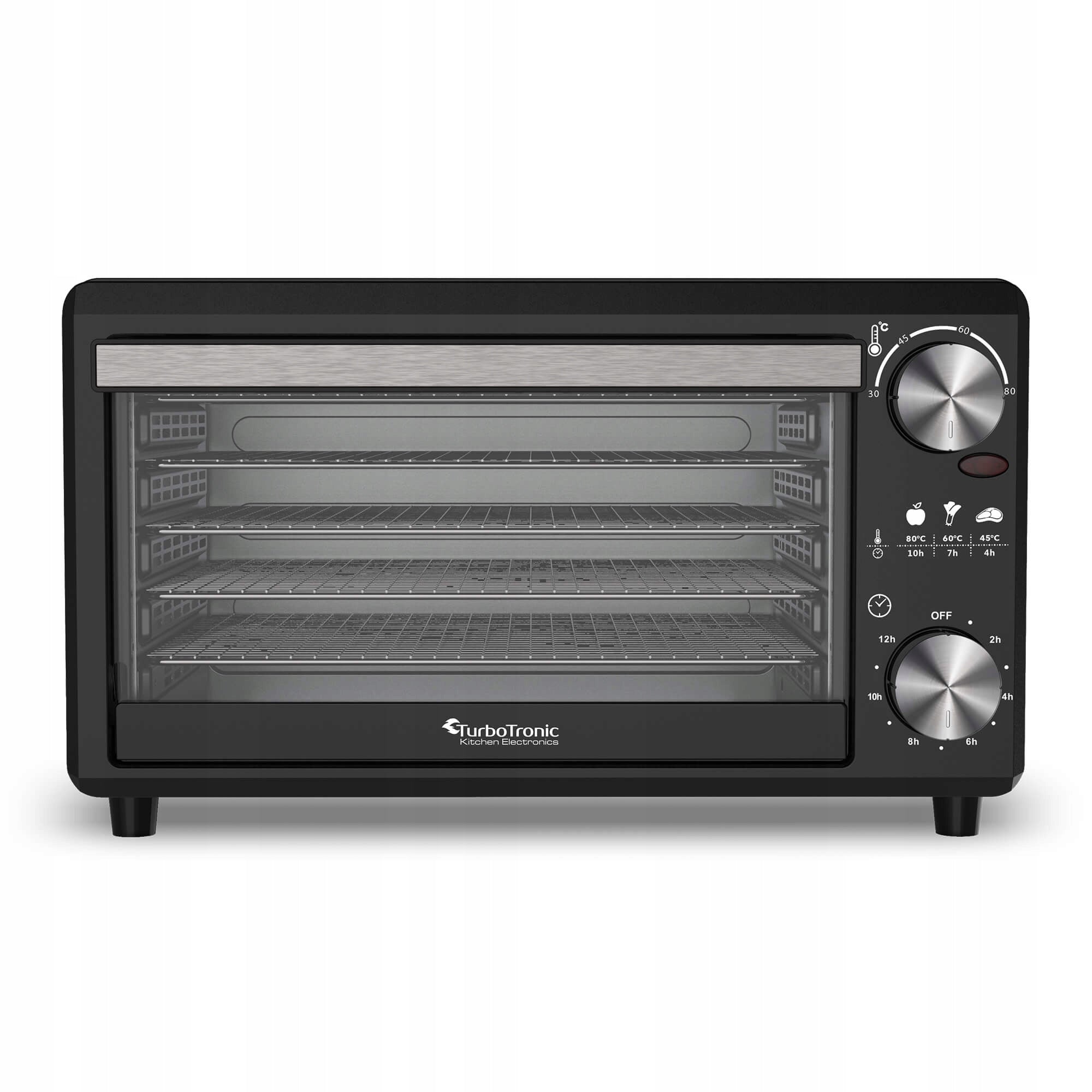 MEAT VEGETABLE FRUIT MUSHROOM DEHYDRATOR DRYER 14L 350W 30-80°C 5 SIT Brand TurboTronic