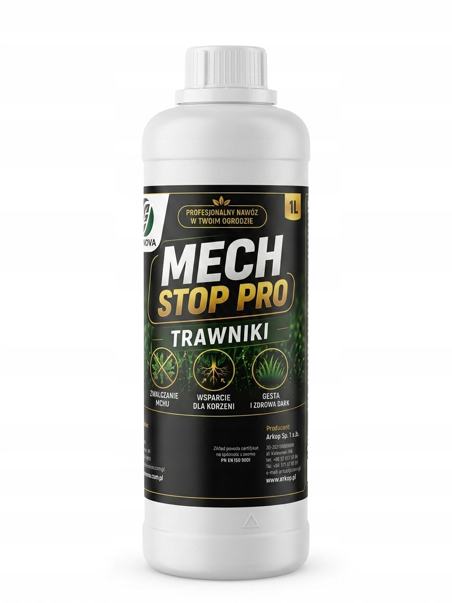 MECH STOP PRO 1L lawn moss agent fertilizer iron grass chelate