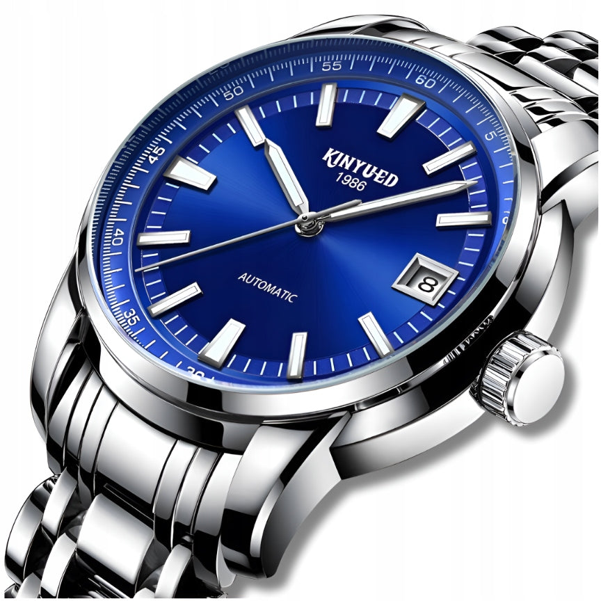MECHANICAL WATCH MEN'S AUTOMATIC LUXURY DATE + BOX