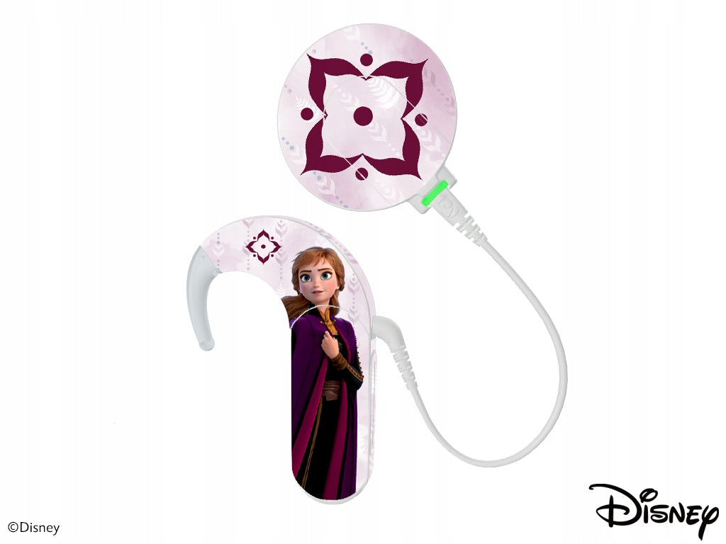 MED-EL Sonnet 1/2 Speech Processor Skin/Stickers - Disney Frozen - Anna