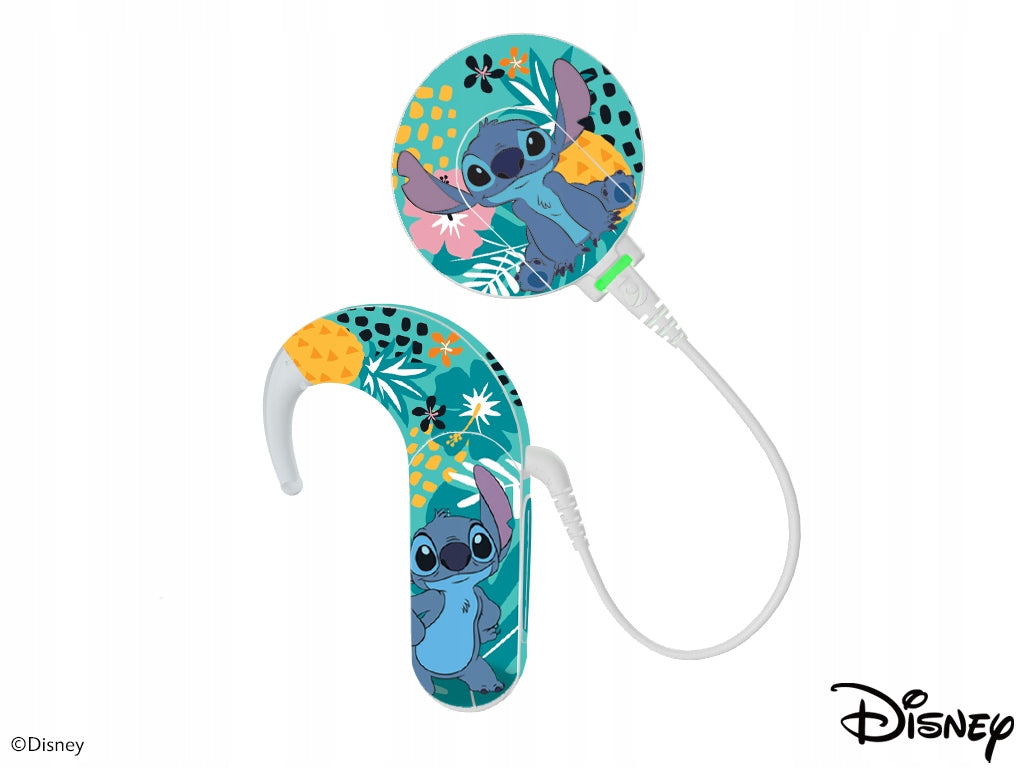 MED-EL Sonnet 1/2 Speech Processor Skin/Stickers - Disney Stitch