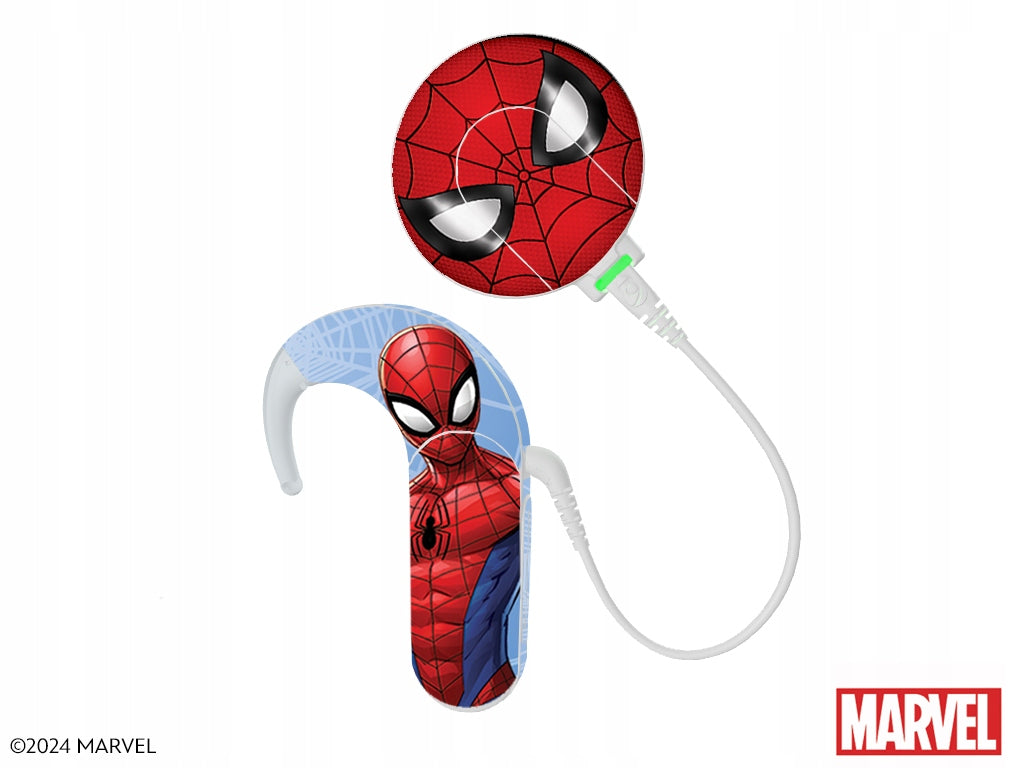 MED-EL Sonnet 1/2 Speech Processor Skin/Stickers - Marvel Spider-Man