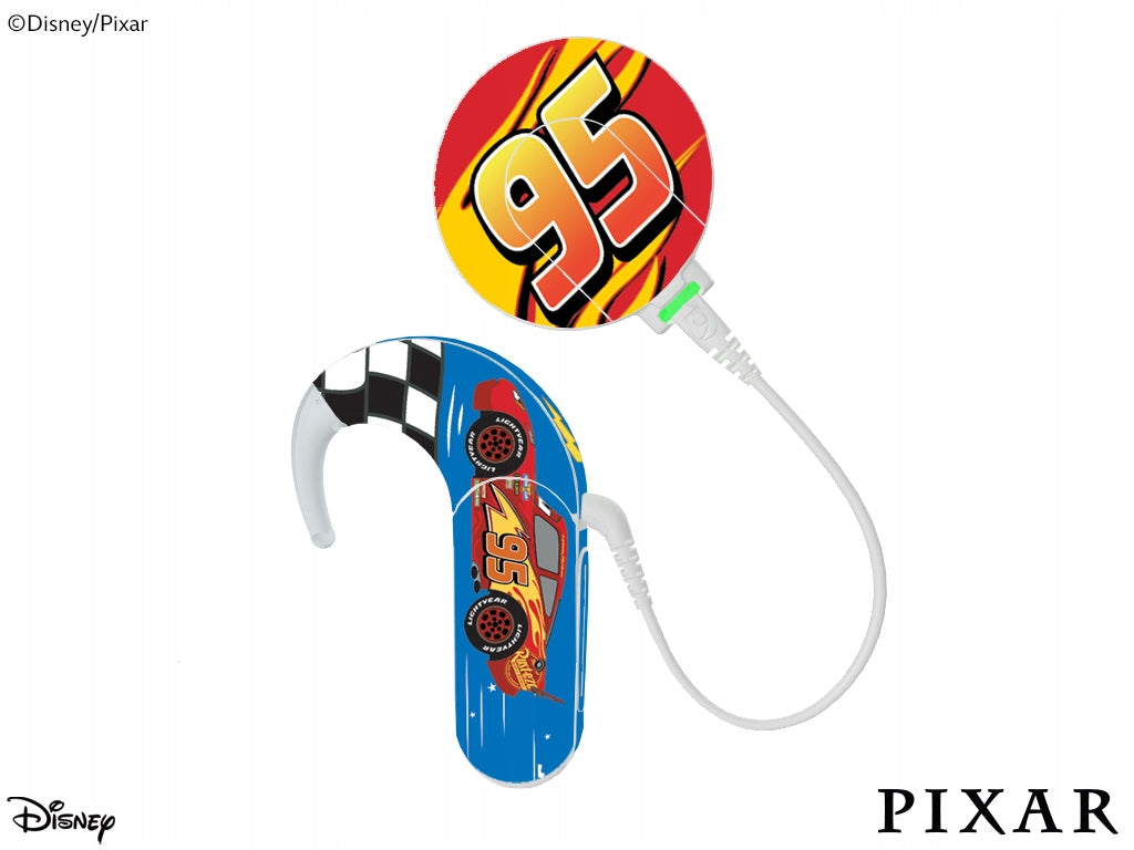 MED-EL Sonnet 1/2 Speech Processor Skin/Stickers - Pixar - Lightning McQueen
