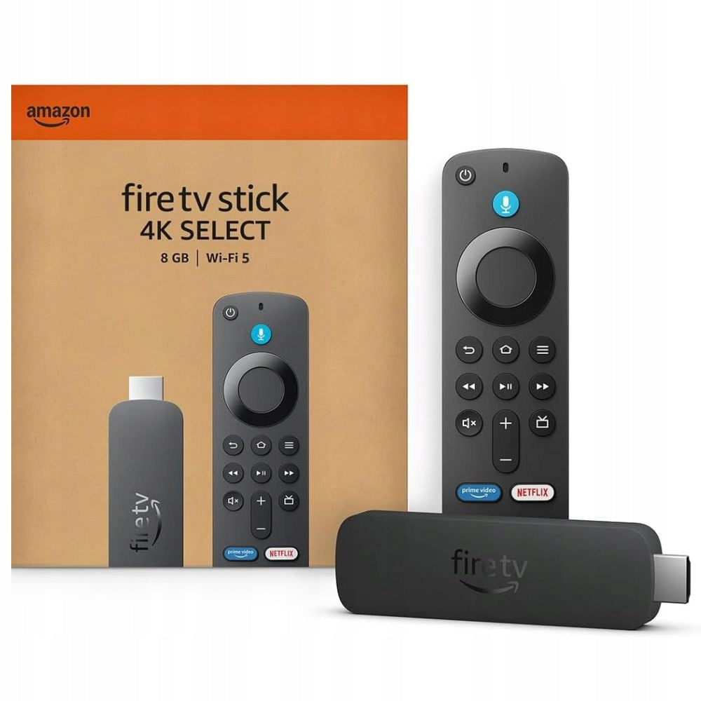 MEDIA PLAYER AMAZON FIRE TV STICK 4K WIFI SELECT NETFLIX HBO