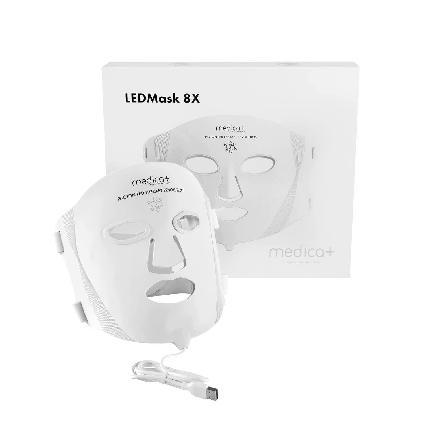 MEDICA+ LEDMask 8X – mask for LED light therapy (Japan)