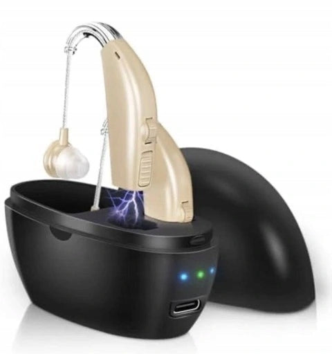 MEDICAL HEARING AID BATTERY AMPLIFIER FOR SENIORS 2 PIECES