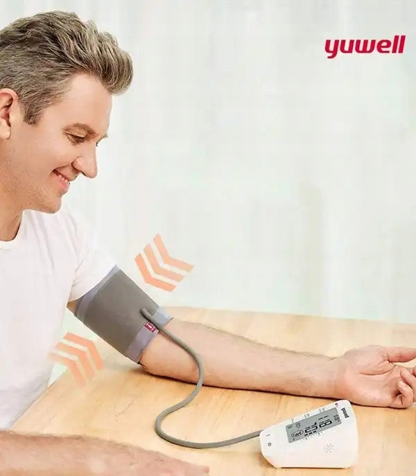 MEDICAL SHOULDER BLOOD PRESSURE MONITOR YUWELL YE660D ARRHYTHMIA MEMORY 90 MEASUREMENTS Medical device yes