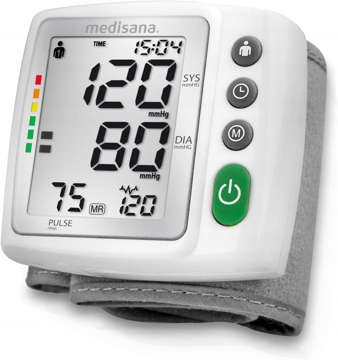 MEDISANA BW 315 WRIST BLOOD PRESSURE MONITOR LIGHT SCALE PULSE MEASUREMENT
