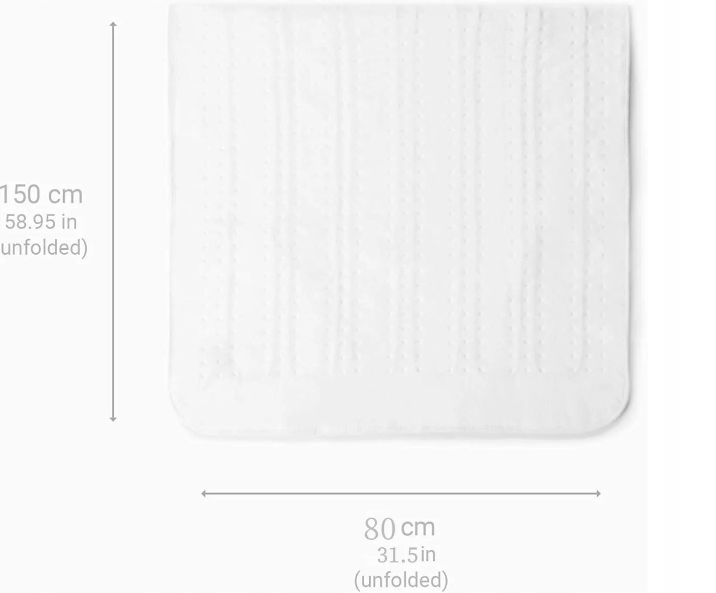 MEDISANA Electric heating mat blanket 150x80cm white HU A60 Manufacturer code 4015588921353