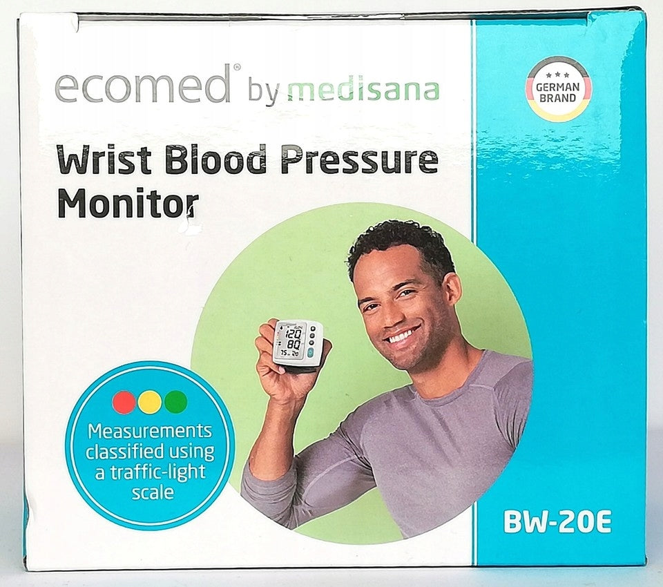MEDISANA Wrist blood pressure monitor BW20E with large display (76/RT333 Medical device no