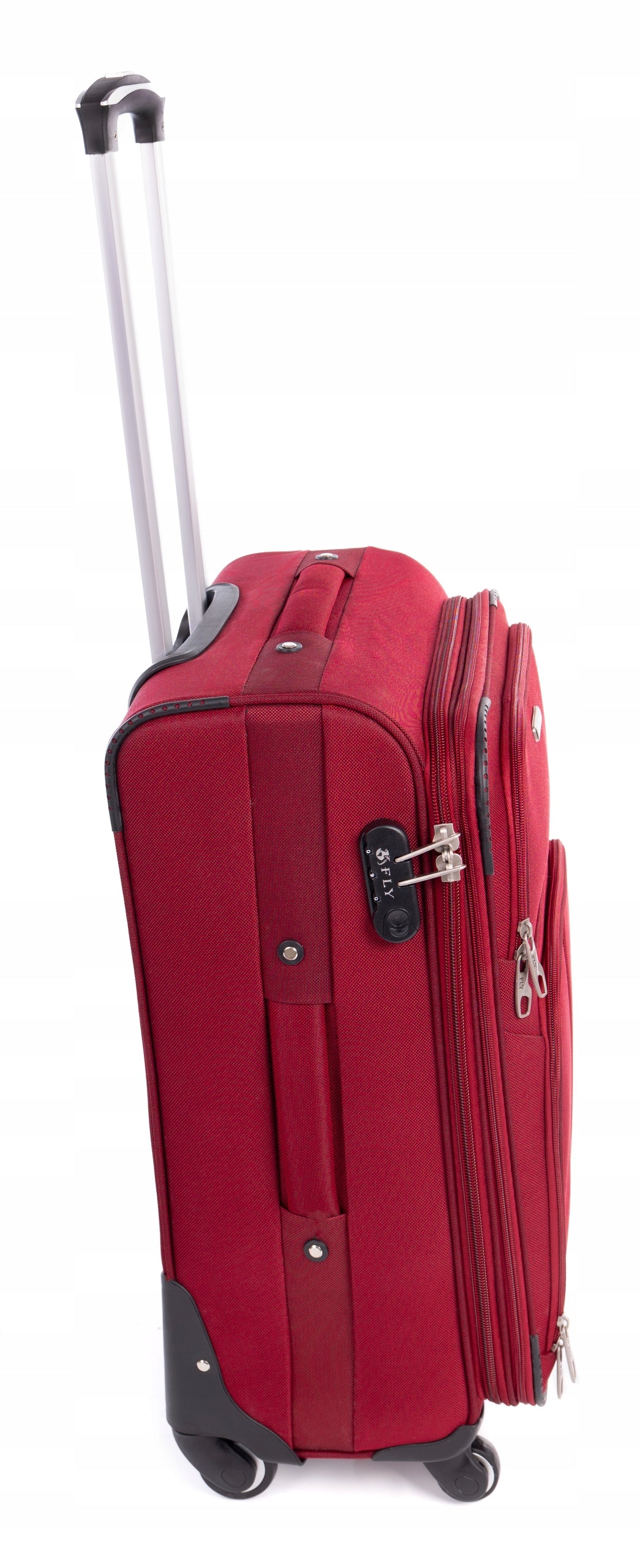 MEDIUM SUITCASE ON WHEELS TRAVEL LUGGAGE Soft XL Height 67 cm