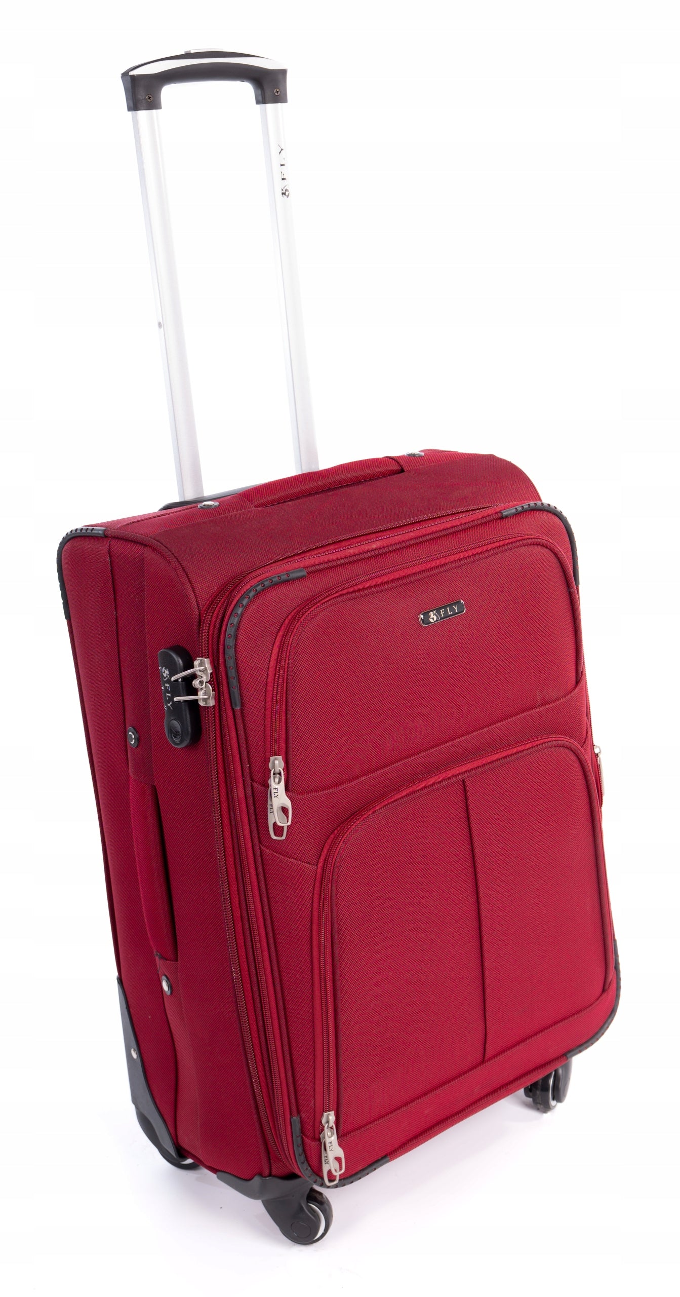MEDIUM SUITCASE ON WHEELS TRAVEL LUGGAGE Soft XL Manufacturer code WALIZKA RGL 1316 MATERIAŁOWA ŚREDNIA