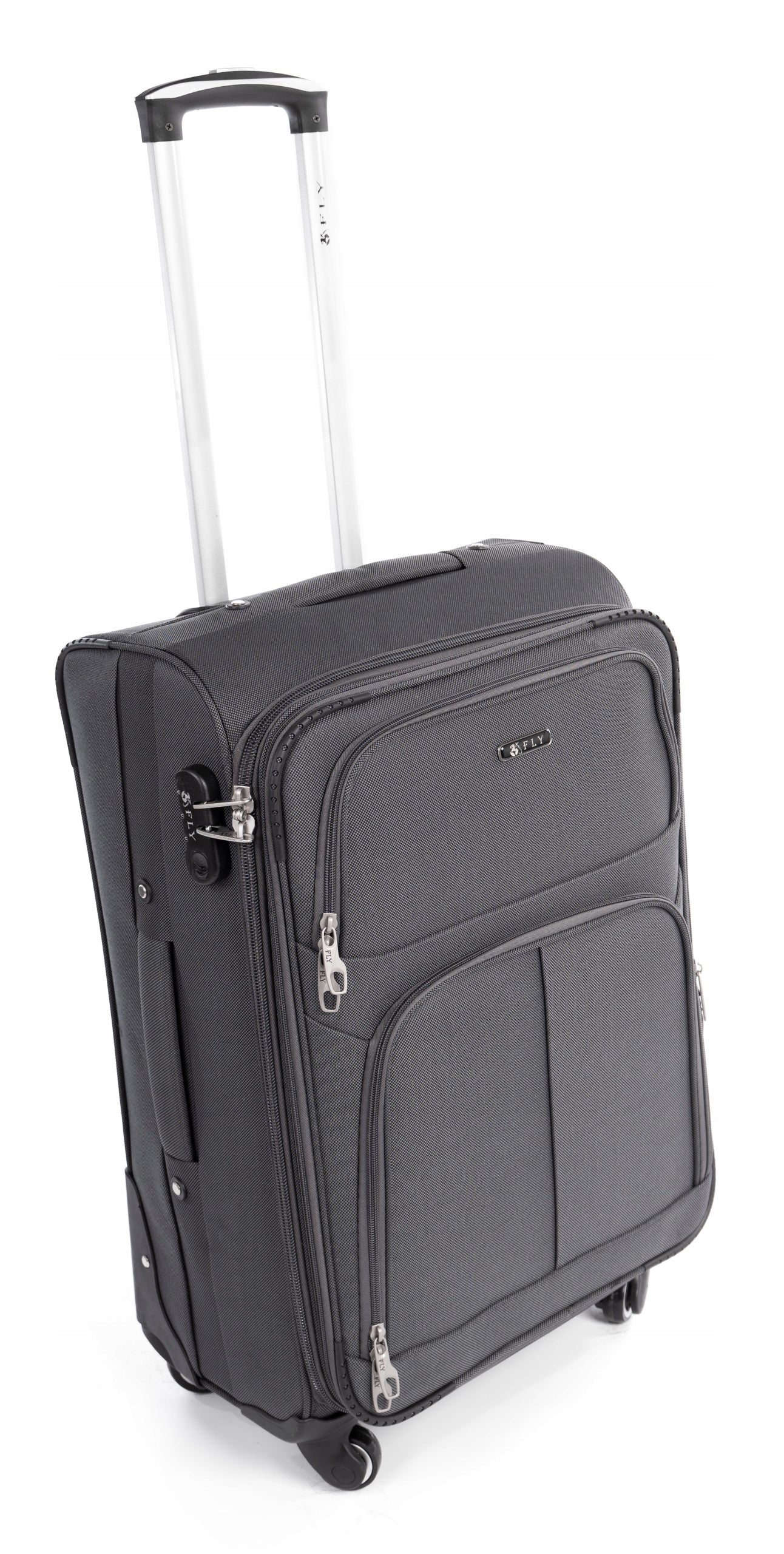 MEDIUM SUITCASE ON WHEELS TRAVEL LUGGAGE Soft XL Packaging status original
