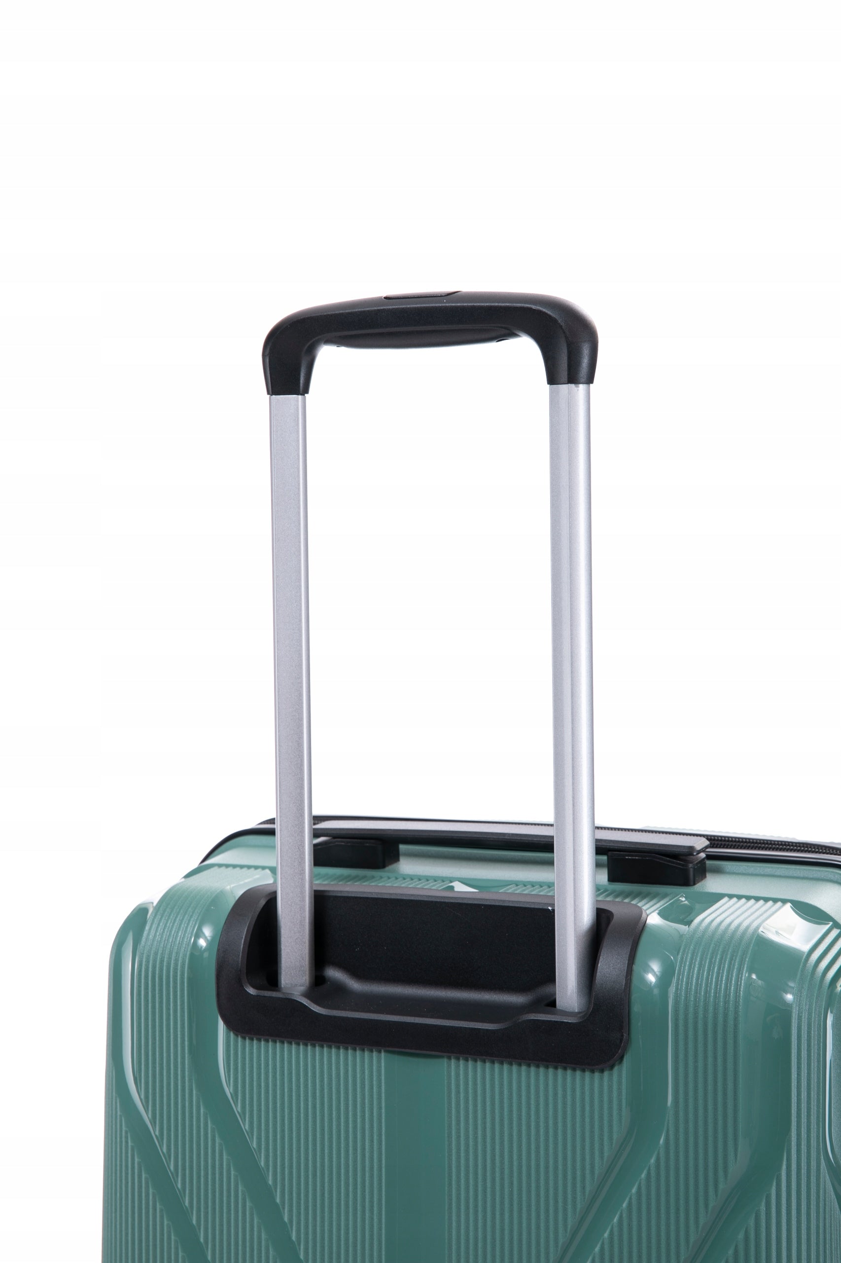 MEDIUM TRAVEL SUITCASE ON WHEELS STRONG HARD 25" MINT POLYPROPYLENE Height 67 cm