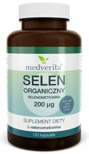 MEDVERITA ORGANIC SELENIUM 200 µg 120 caps. Selenomethionine