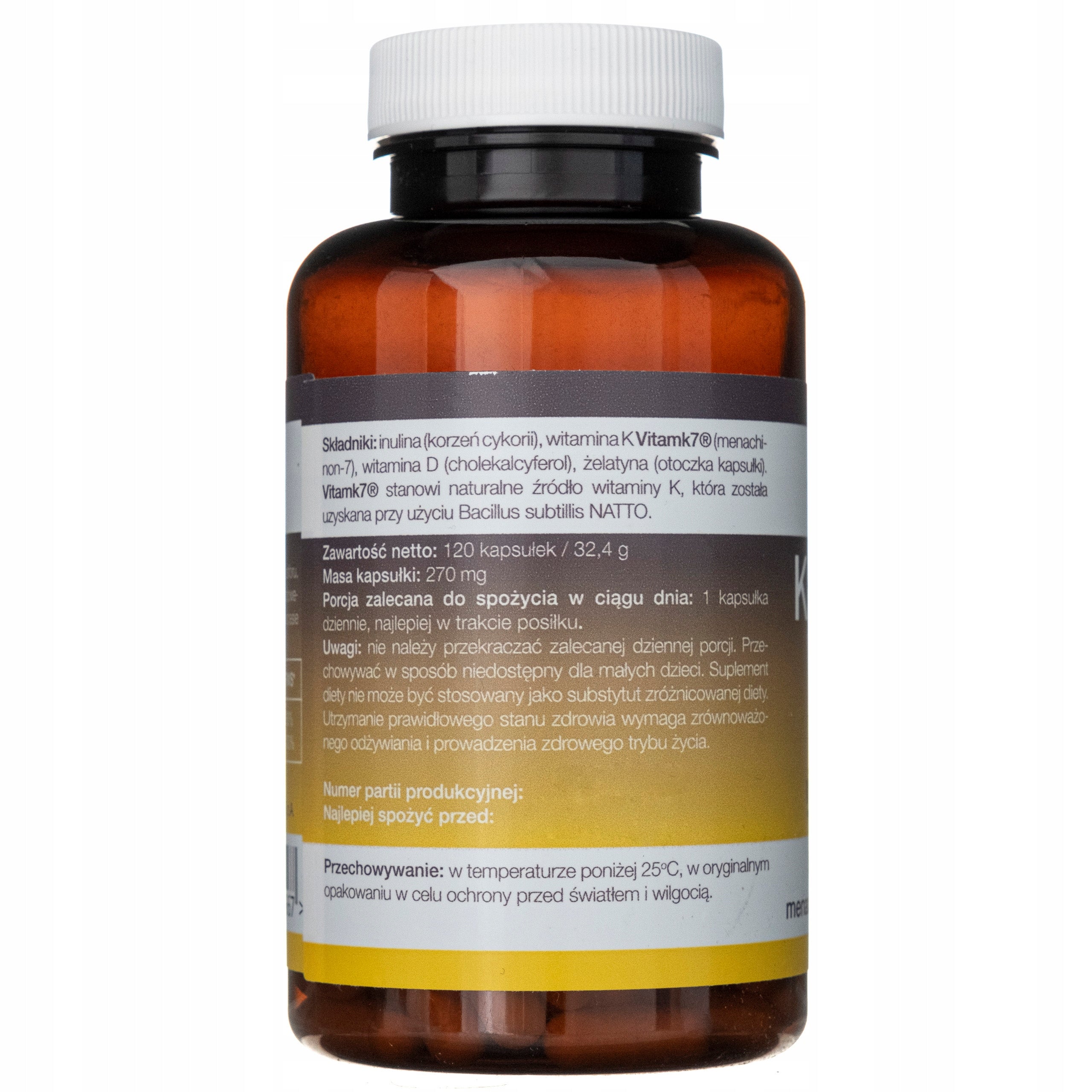 MEDVERITA VITAMIN K VITAMK7 200 MCG + D 2000 IU Packaging status original