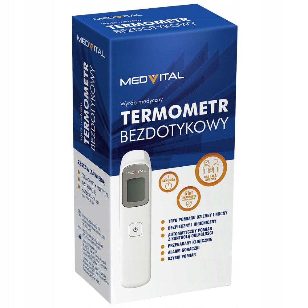 MEDVITAL Non-contact thermometer NT62 1 piece Packaging status original