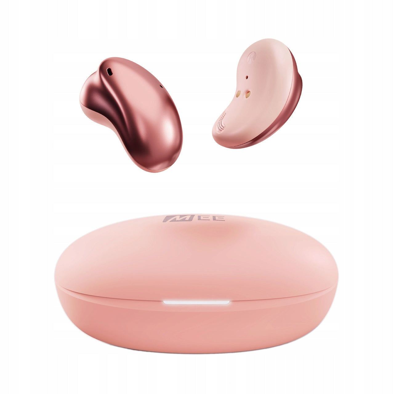 MEE Audio Pebbles Headphones Wireless IPX4 Pink