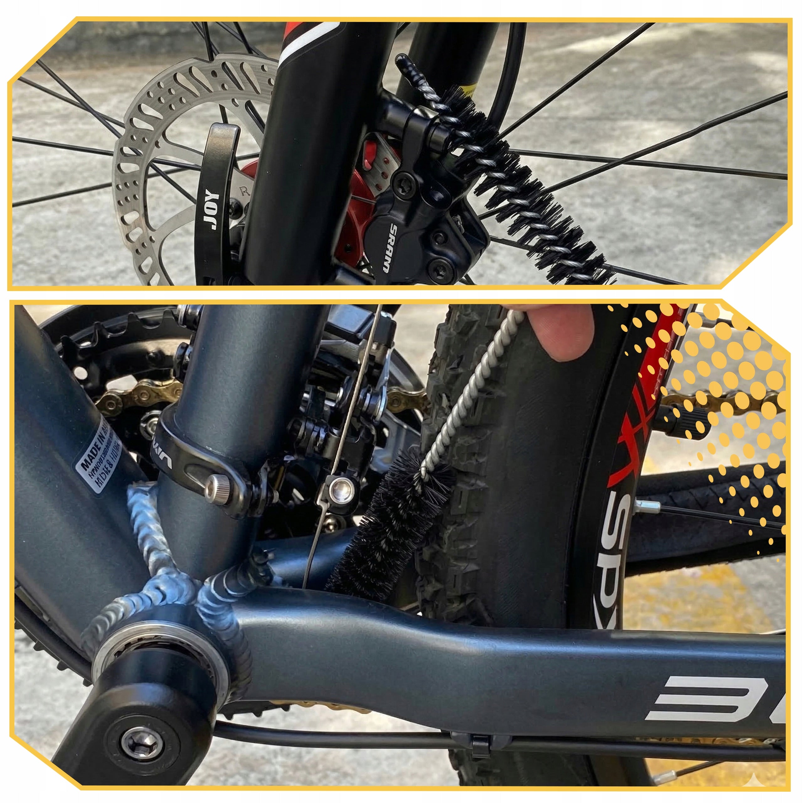MEGA BIKE CLEANING KIT CHAIN CARE XXL BRUSH EAN (GTIN) 5906700041068
