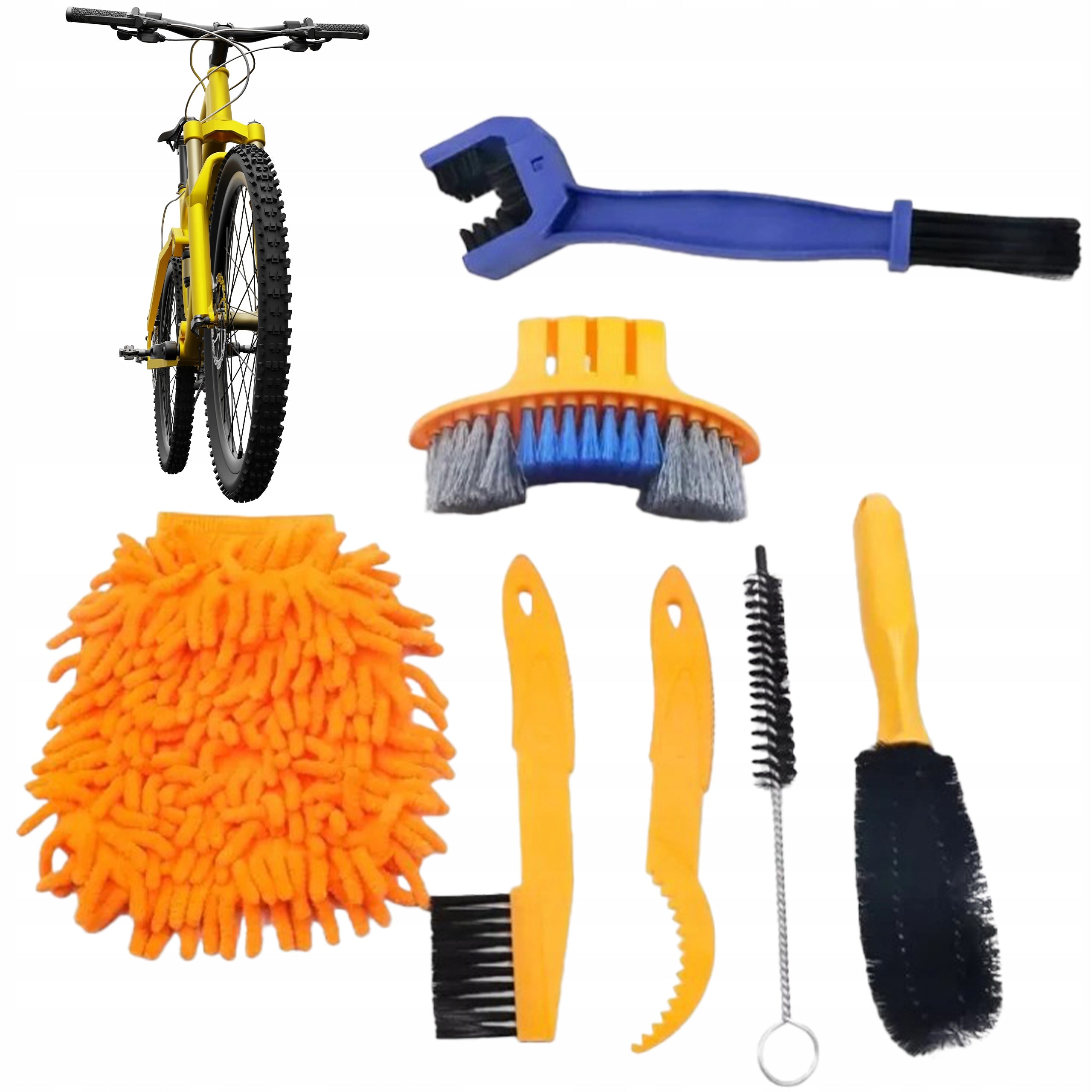 MEGA BIKE CLEANING KIT CHAIN CARE XXL BRUSH
