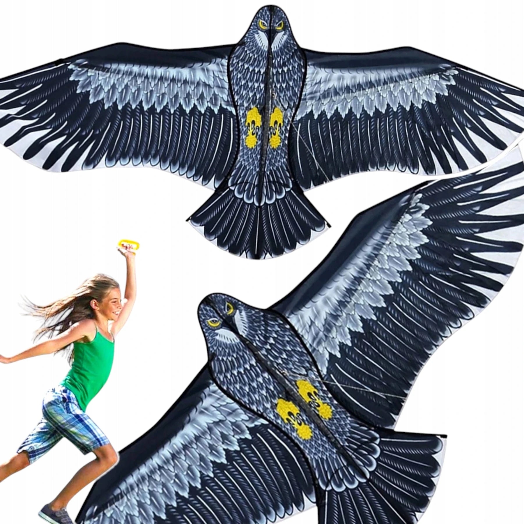 MEGA KITE EAGLE STRONG LARGE HUGE BIRD XXL 130 CM BIRD REPELLENT