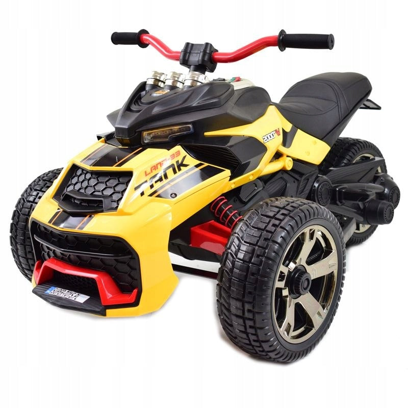 MEGA POWERFUL 3 WHEEL MOTOR LAND 33, SHOCK ABSORBERS, SOFT WHEELS/XB3118 Brand Super-Toys