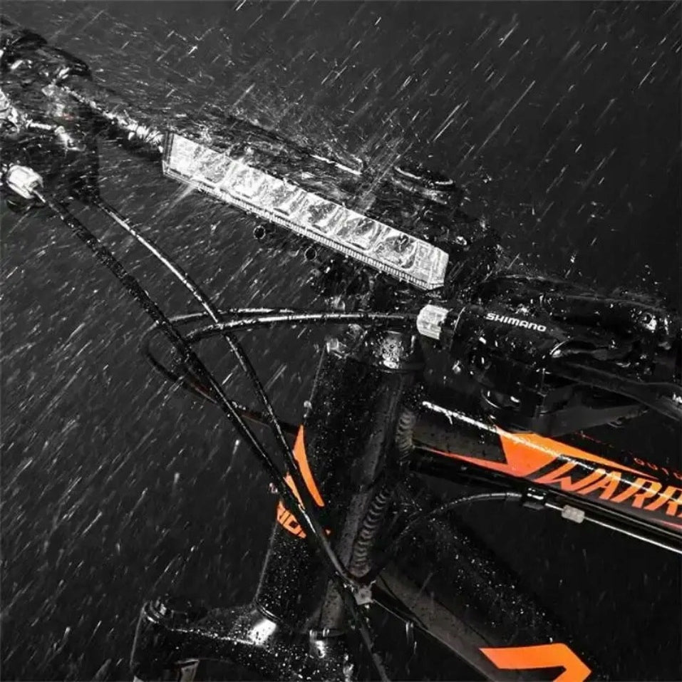 MEGA POWERFUL Bike Light + REAR KPL for handlebar WATERPROOF AKU 1650lm Certificates of conformity CE