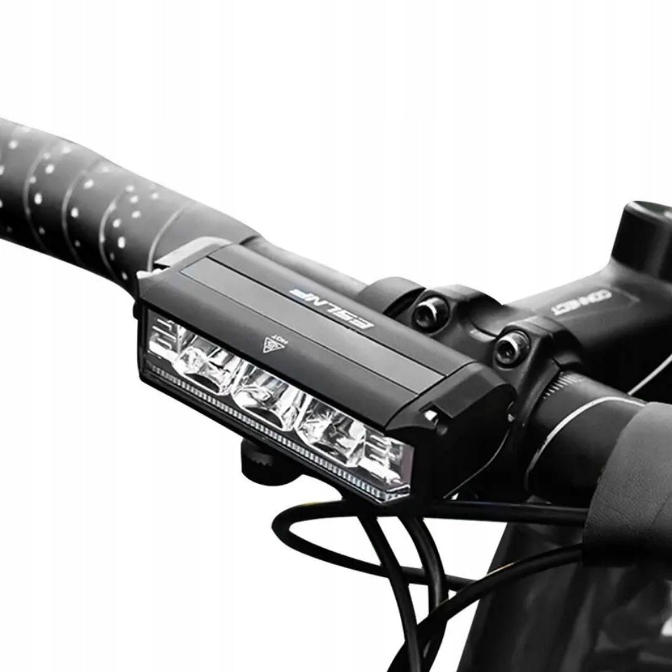 MEGA POWERFUL Bike Light + REAR KPL for handlebar WATERPROOF AKU 1650lm Light source LED