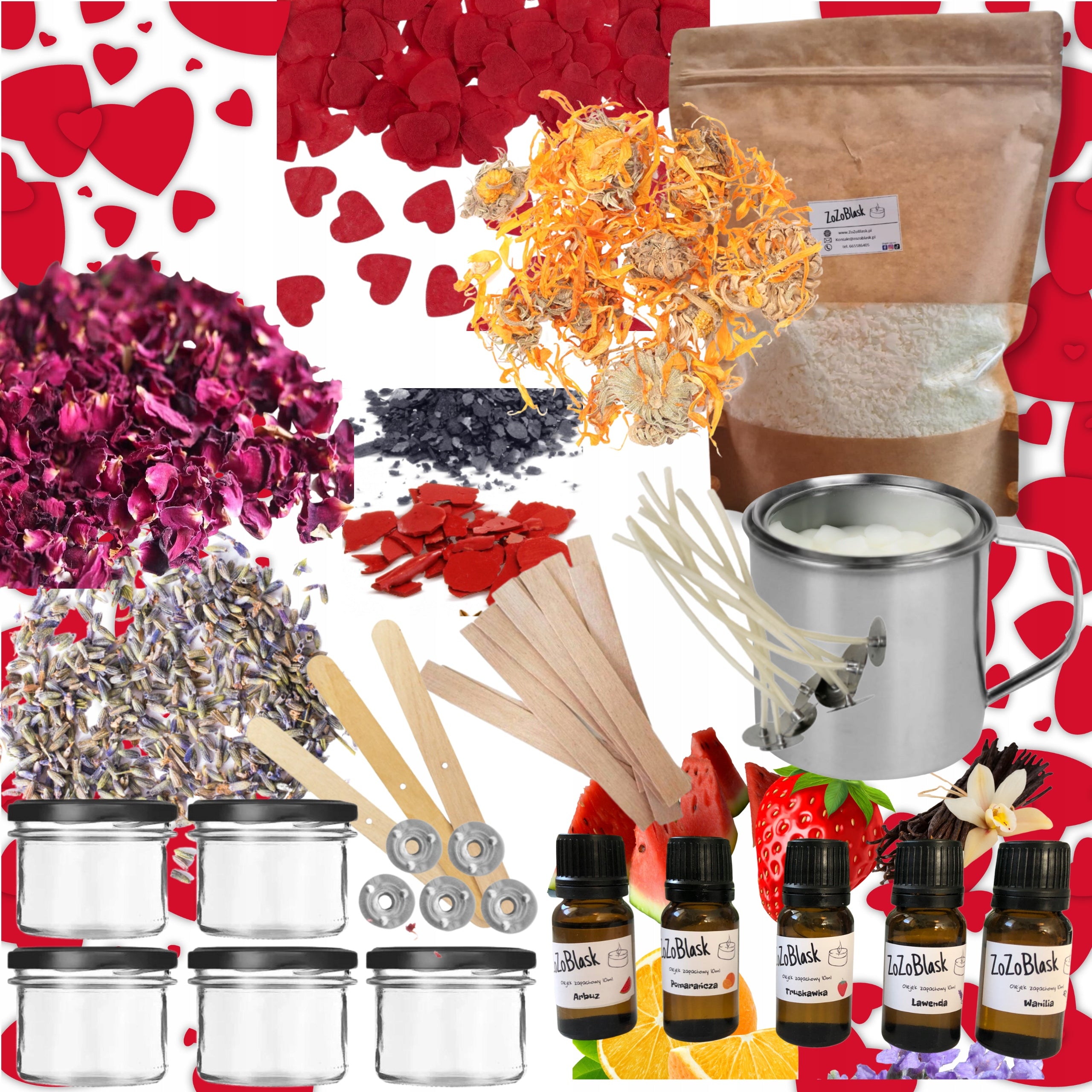 ZoZoBlask žvakių gaminimo rinkinys