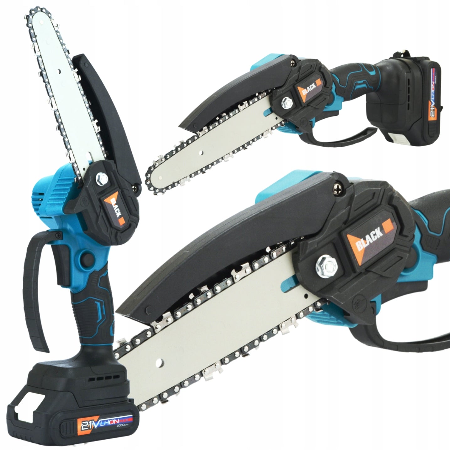 MEGA SET 2IN1 SAW PRUNING SHEAR BOOM 2M 21V AKU 2PCS CHARGER BLACK Packaging status original