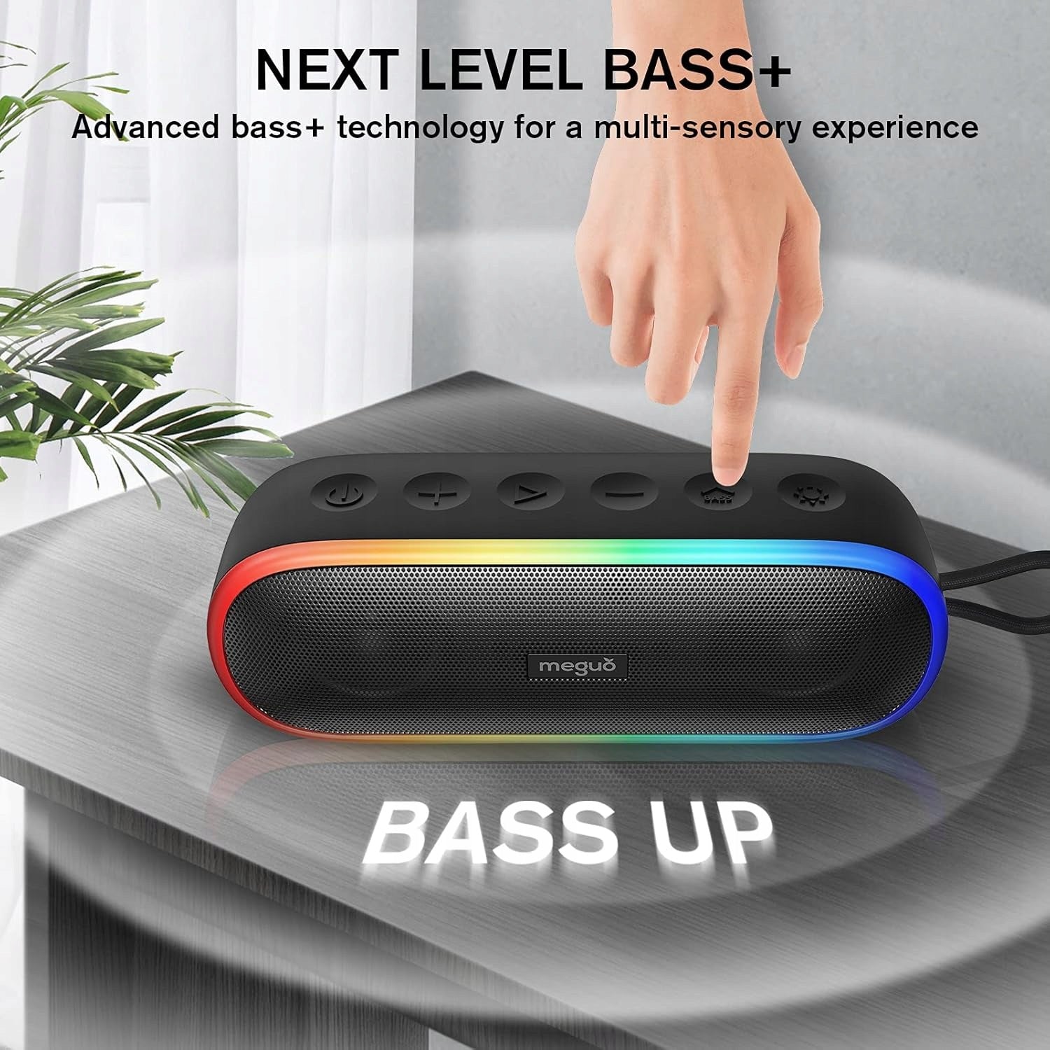 MEGUO A15PRO WIRELESS SPEAKER RGB BLUETOOTH IPX7 Model other