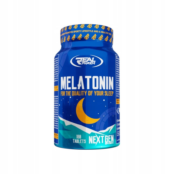 MELATONIN for healthy BETTERSLEEP calm relaxation Real Pharm Melatonine 180 tab Manufacturer code 5902444707918