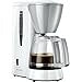 MELITTA Coffee Maker With Filters 5 Cups Glass Jug White Model M 720-1 Single