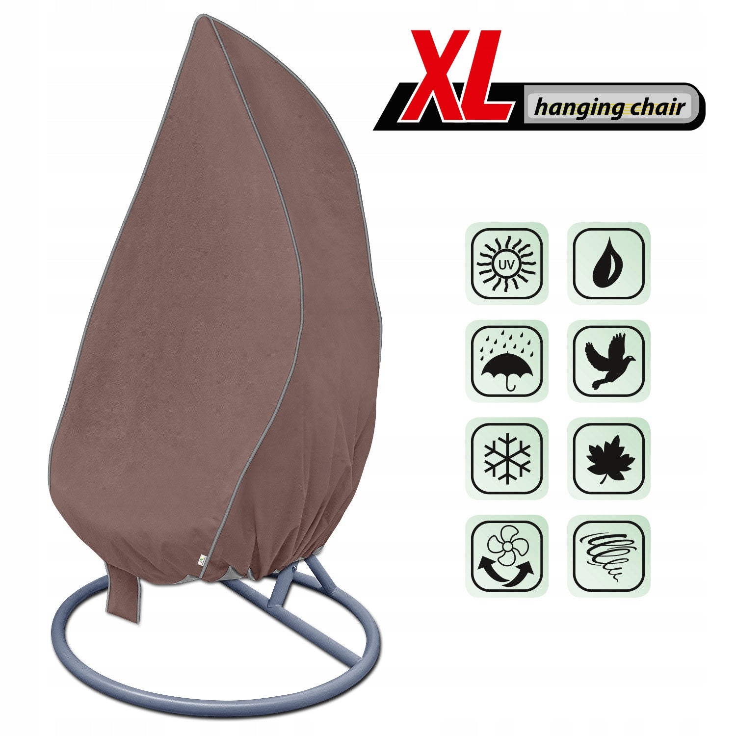 MEMBRANE Hanging Chair Cover KOKON swing WATERPROOF Roz XL Product width 110 cm