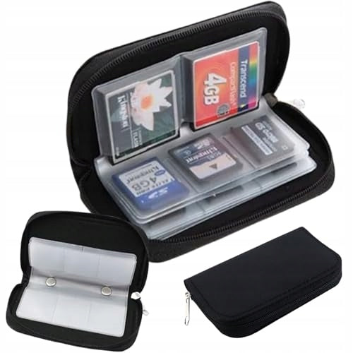MEMORY CARD CASE WITH 22 SLOTS COMPARTMENTS FOR SD AND HOME GIFT Model B0BK457V7L