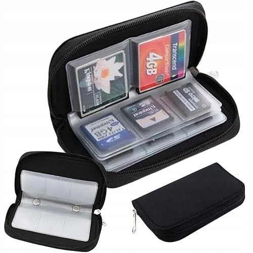 MEMORY CARD CASE WITH 22 SLOTS COMPARTMENTS FOR SD AND HOME GIFT