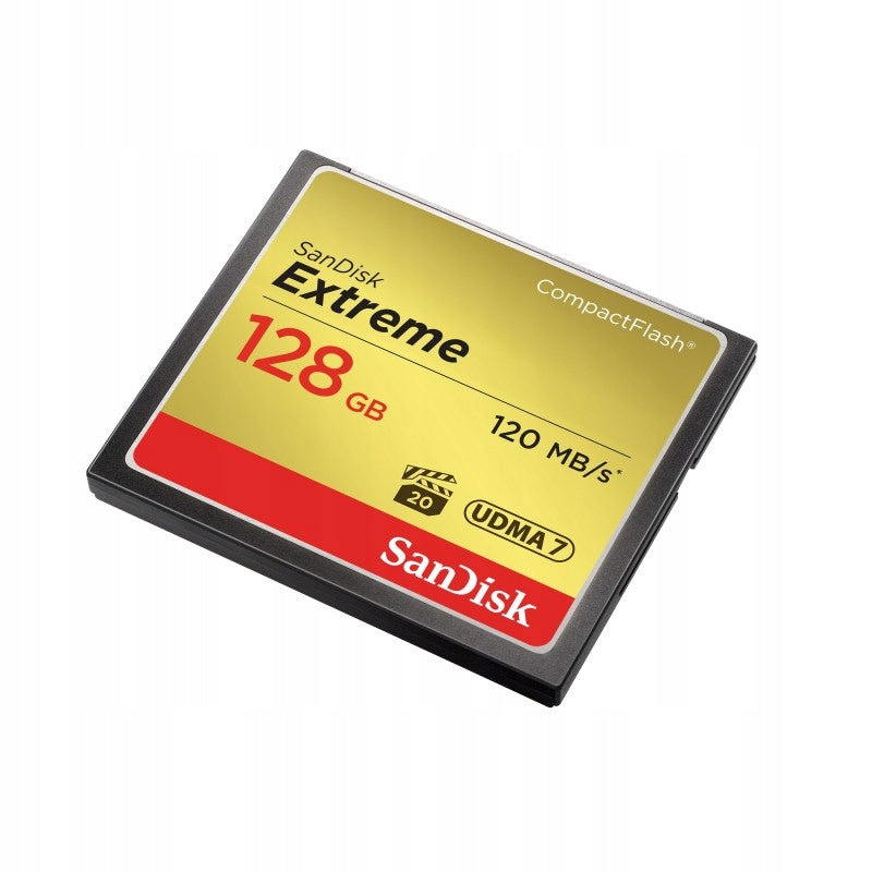 MEMORY CARD COMPACT FLASH SanDisk Extreme 128 GB UDMA 7 120 MBs 85 MBs Manufacturer SanDisk