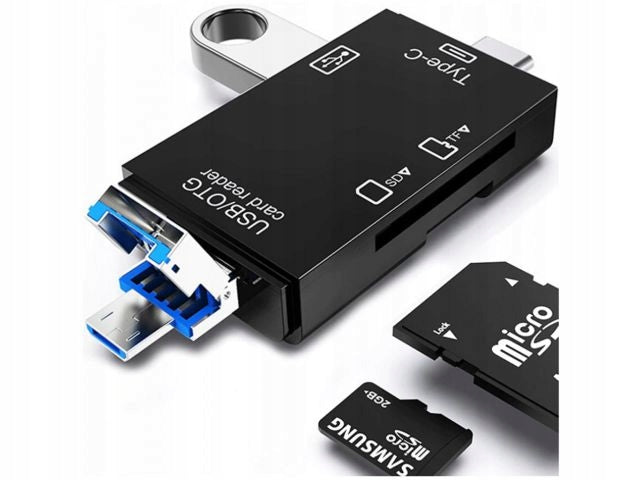 MEMORY CARD READER 5IN1 SD USB MICRO TYP-C USB-C. Manufacturer Lamex