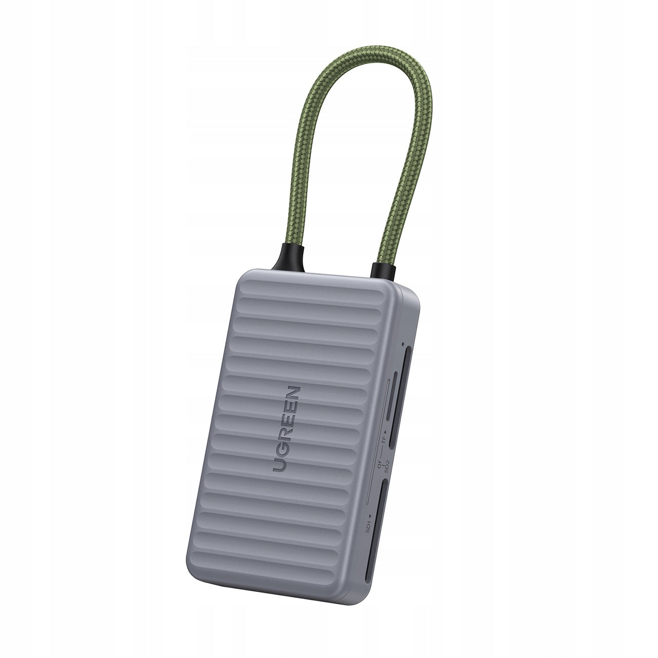 MEMORY CARD READER SD AND MICROSD ADAPTER FOR PHONE TO USB-C GREY Product weight with unit packaging 0.5 kg