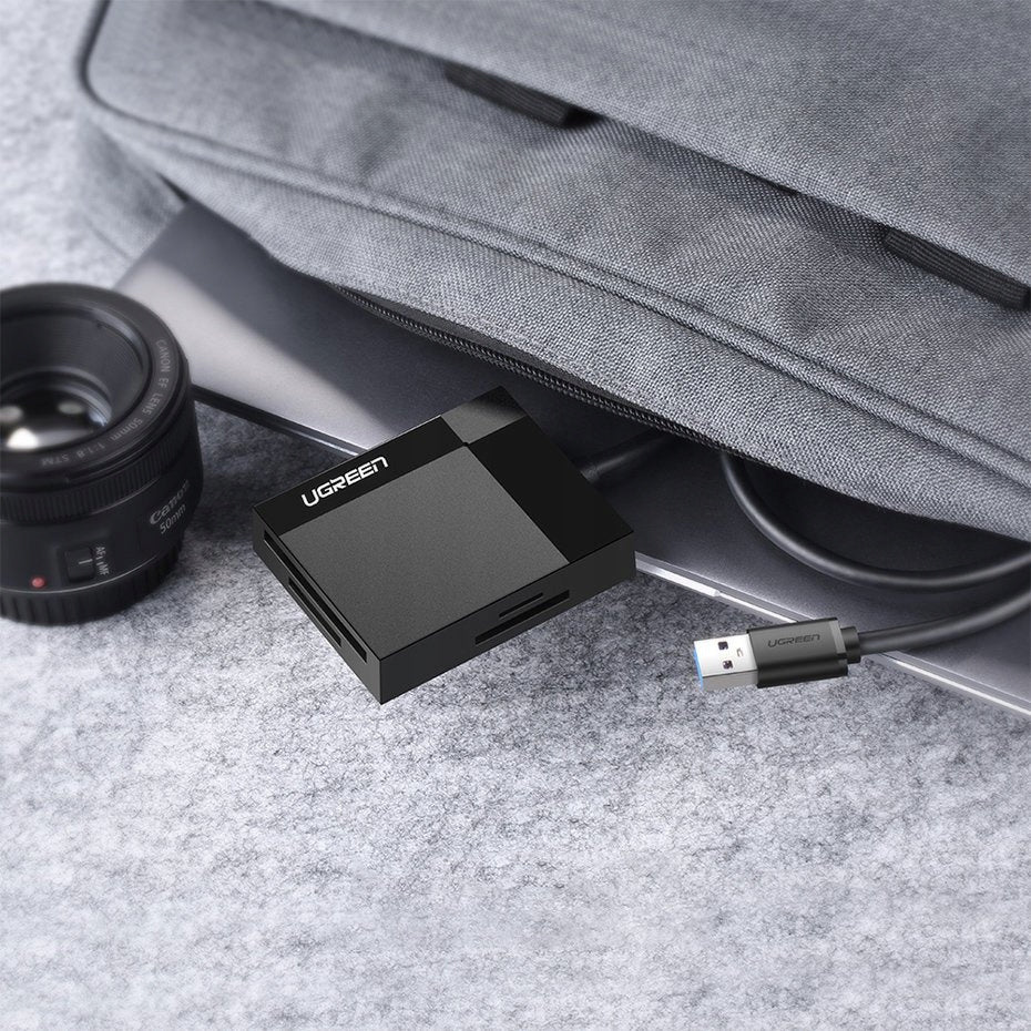 MEMORY CARD READER USB 3.0 SD micro SD CF MS 2TB 5Gbps UGREEN HUB O,5M Manufacturer code 30231