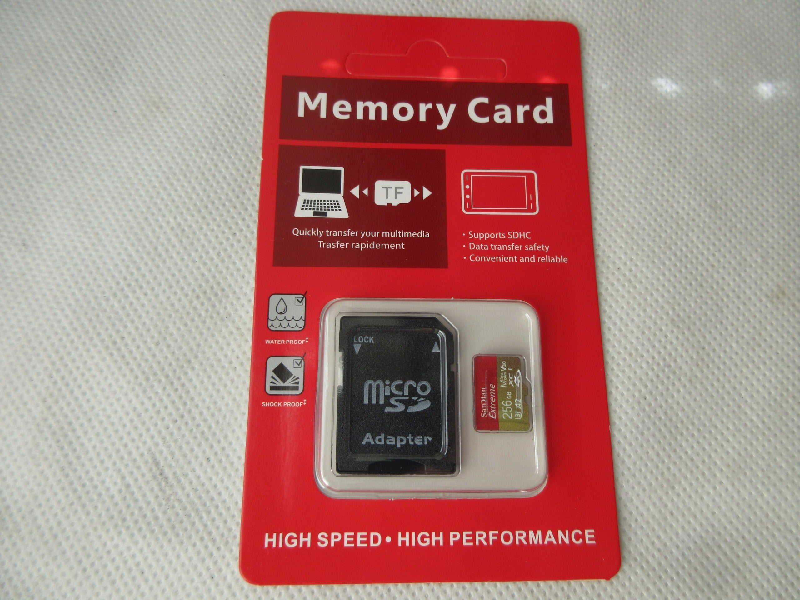 MEMORY CARD SANDIAN EXTREME 256GB NEW