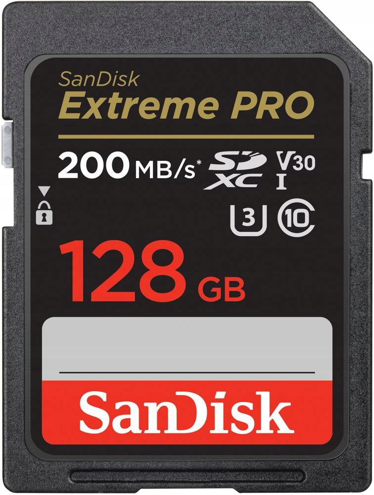 MEMORY CARD SANDISK EXTREME PRO 128GB SDSDXXD-128G-GN4IN 200MB/S +ADAPTER EAN (GTIN) 5903418830328