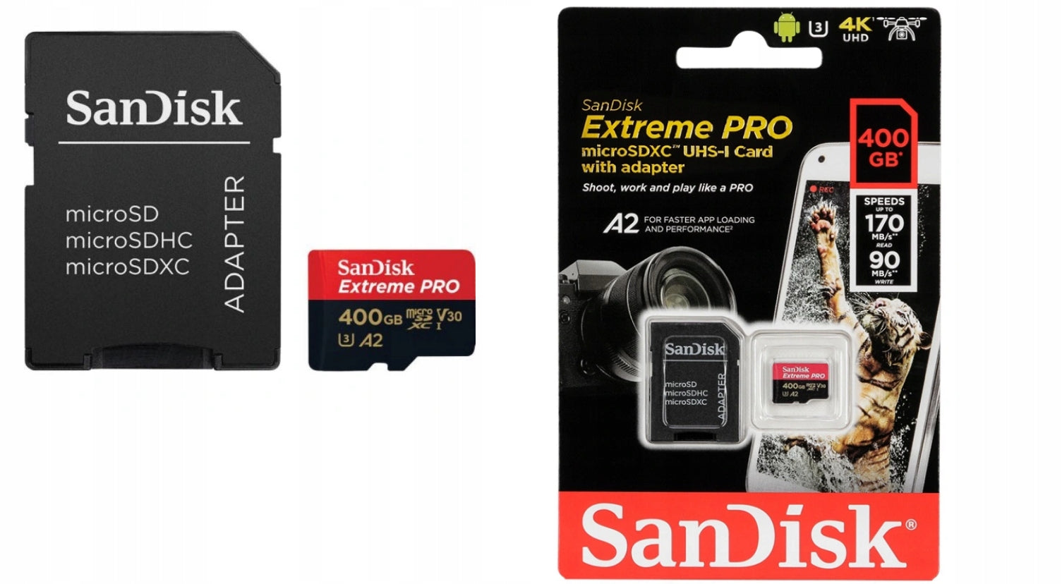 MEMORY CARD SANDISK EXTREME PRO 128GB SDSDXXD-128G-GN4IN 200MB/S +ADAPTER